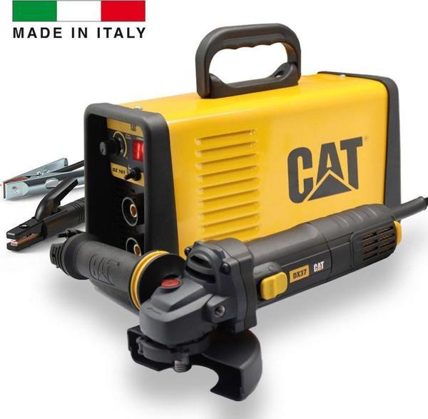 CAT DZ161T 160 Amper TIG LIFT/MMA Çanta Tipi Profesyonel Dijital İnverter Kaynak Makinesi + DX37 Avuç Taşlama - Image 1