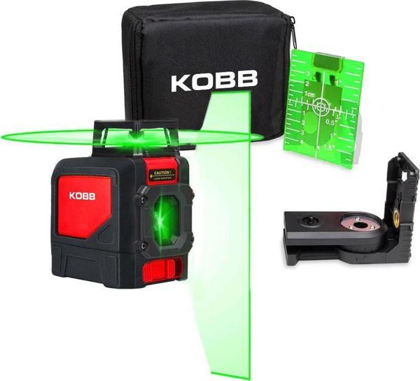 KOBB KBL30G 25 Metre Profesyonel Yatay 360° ve Dikey Otomatik Hizalamalı Yeşil Çapraz Çizgi Lazer Distomat - Image 1
