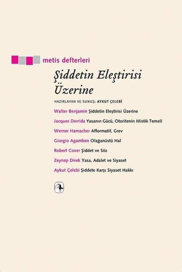 Şiddetin Eleştirisi Üzerine - Metis Yayınları - Image 1