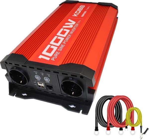 KOBB KBN1000 12V/220V 1000Watt Tam Sinüs Dönüştürücü İnvertör - Image 1