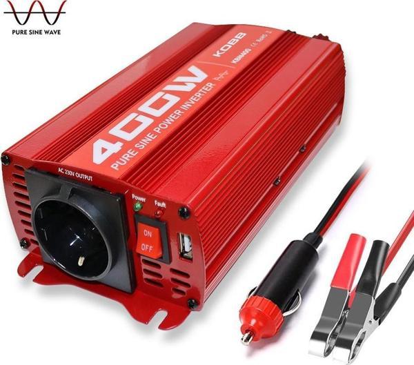 KOBB KBN400 12V/220V 400Watt Tam Sinüs Dönüştürücü İnvertör - Image 1