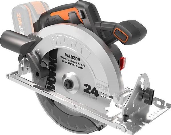 WORX WX520.9 20Volt 190mm Kömürsüz Profesyonel Şarjlı Daire Testere (Akü Dahil Değildir) - Image 1
