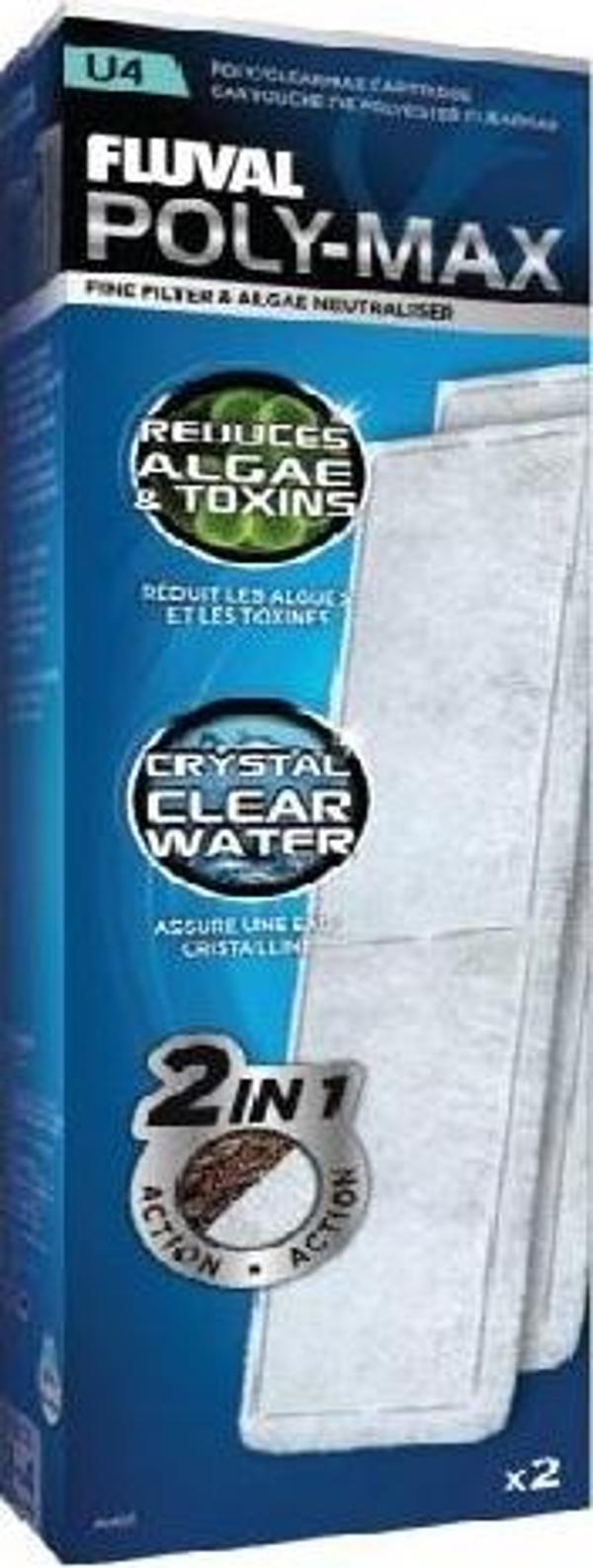 Fluval U4 Filtre Clearmax Kartuş, 2 Li Paket - Image 1