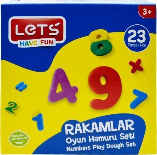 Lets 23 Parça Rakamlar Oyun Hamuru Seti - Image 1