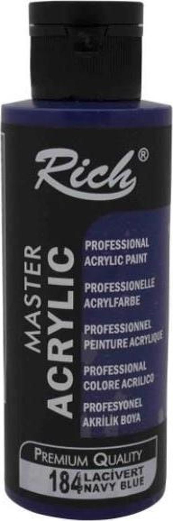 Rich Master Akrilik Boya Lacivert 60cc - Image 1