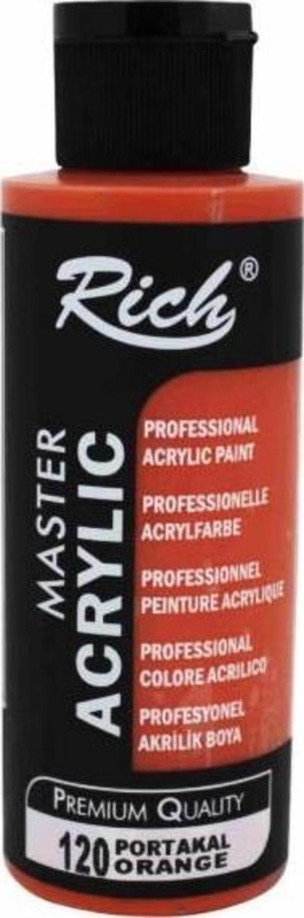Rich Master Akrilik Boya Portakal 60cc - Image 1
