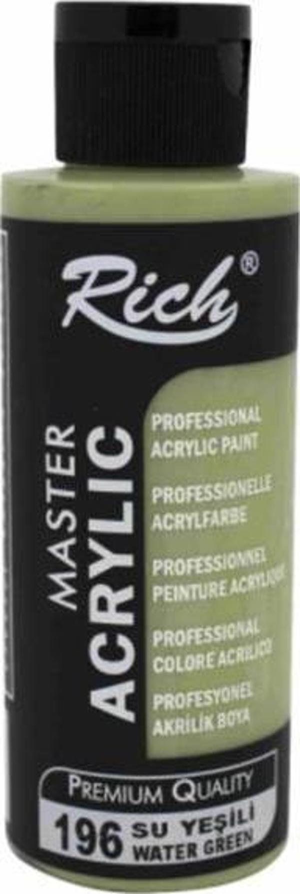 Rich Master Akrilik Boya Su Yeşili 60cc - Image 1