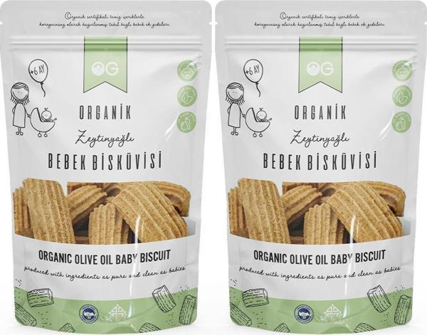 OG Natural 2'li Organik Bebek Bisküvisi 2x300 gr 6 Ay - Image 1