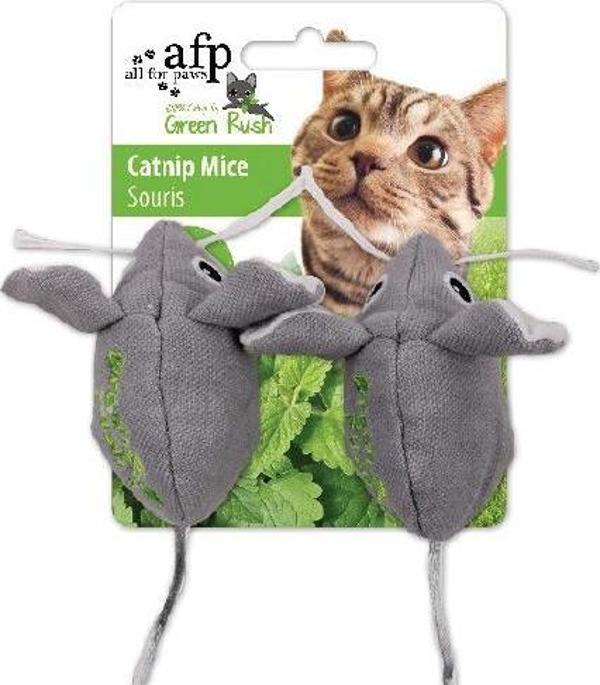 Afp Green Rush - Peluş Catnip Fare Oyuncak - Image 1