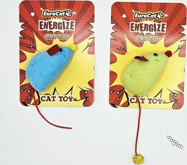 EuroCat Kedi Oyuncağı Peluş Fare - Image 1