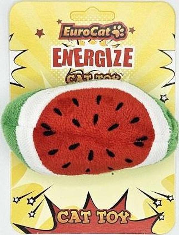 EuroCat Kedi Oyuncağı Peluş Karpuz Dilimi - Image 1
