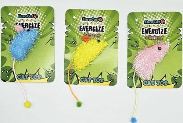 EuroCat Kedi Oyuncağı Tüylü Fare - Image 1