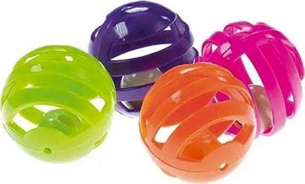 Pawise Çıngıraklı Kafes Top Kedi Oyuncağı 4 Cm - Image 1