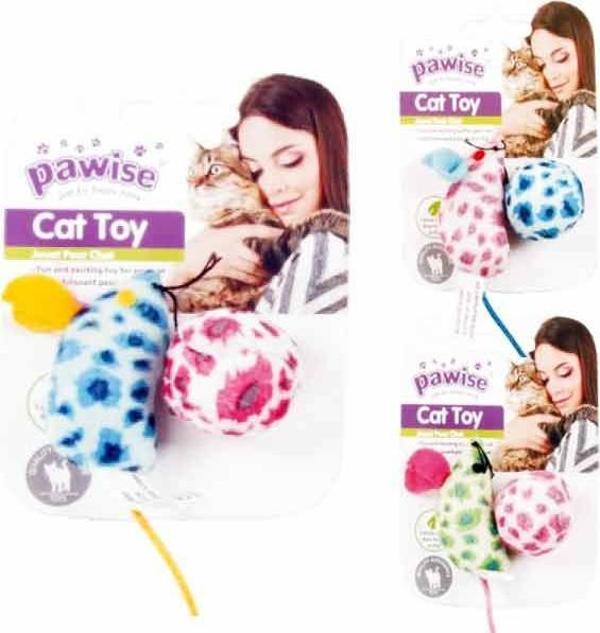 Pawise Kumaş Oyuncak Fare ve Top - Image 1