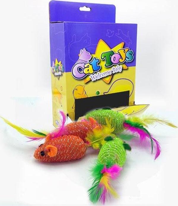 Fare Renkli Yumuşak 7 Cm (36 Lı Paket) - Image 1