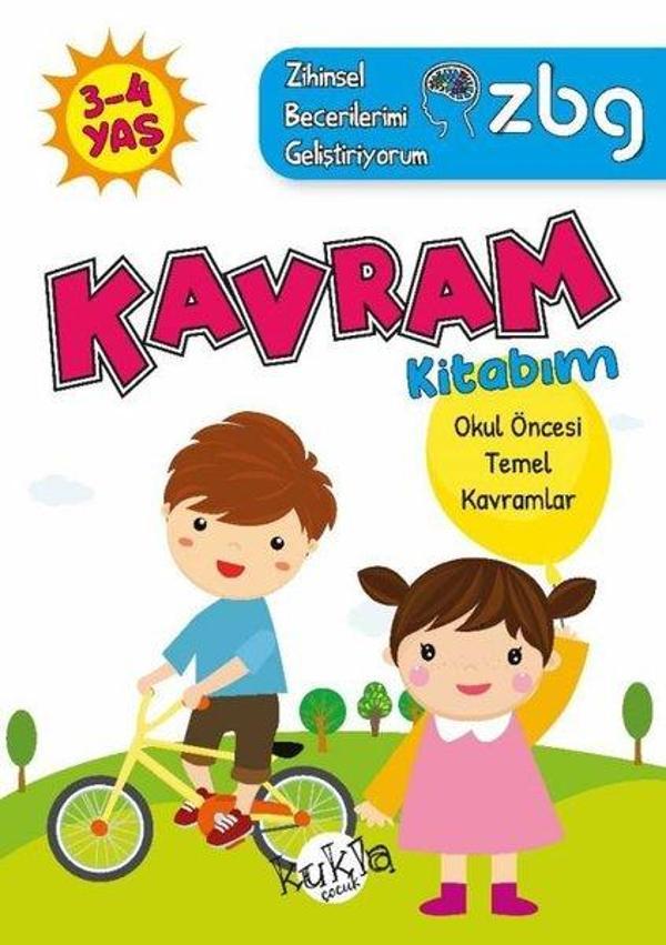 3 - 4 Yaş Kavram Kitabım - Okul Öncesi Temel Kavramlar - ZBG Zihinsel Becerilerimi Geliştiriyorum - Kukla - Image 1