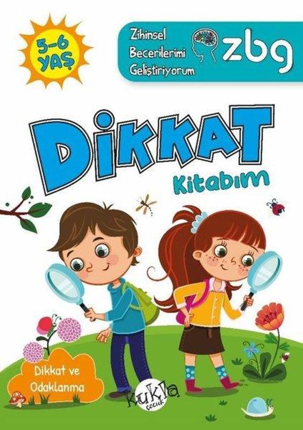 5 - 6 Yaş Dikkat Kitabım - Dikkat ve Odaklanma - ZBG Zihinsel Becerilerimi Geliştiriyorum - Kukla - Image 1