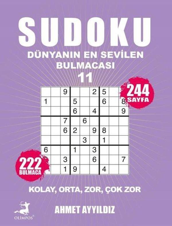 Sudoku - Dünyanın En Sevilen Bulmacası 11 - Olimpos Yayınları - Image 1