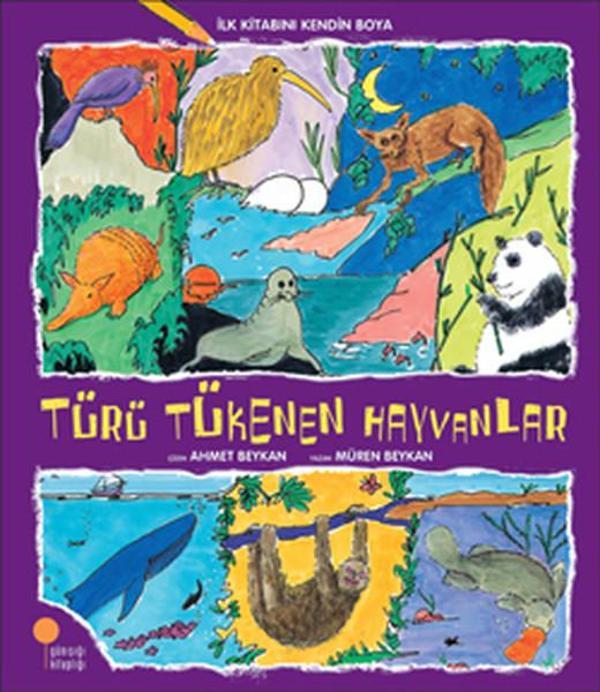 İlk Kitabını Kendin Boya - Türü Tükenen Hayvanlar - Günışığı Kitaplığı - Image 1