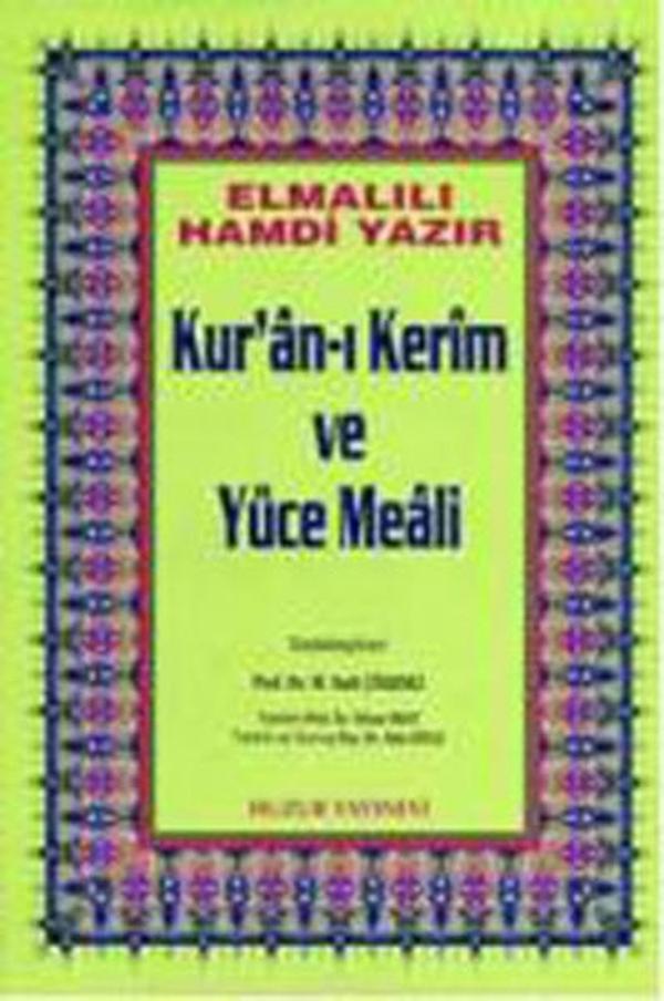 Kuran'ı Kerim ve Meali-Rahle Boy -Yeşil - Huzur Yayınevi - Image 1