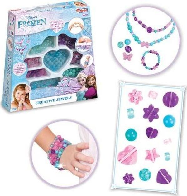 Dede Oyuncak Frozen Lisanslı Çantalı Boncuk Takı Seti - Image 1