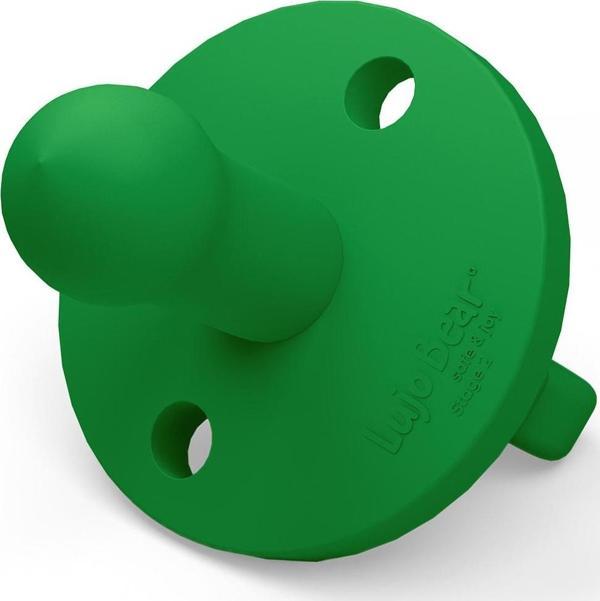 Lujobear Silikon Emzik Ve Diş Kaşıyıcı +6 Ay L Green - Image 1