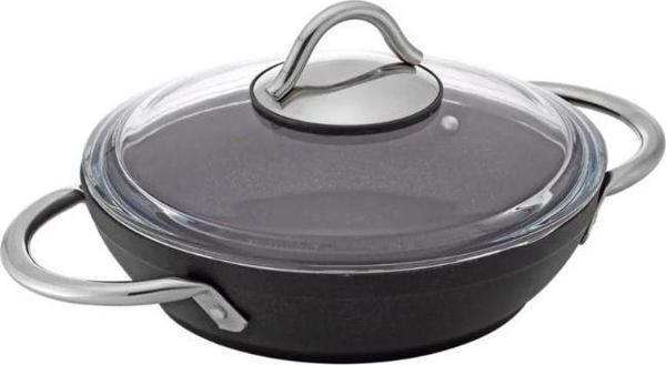 Bonera Granit Pro Plus 1081 Siyah Çift Kulplu Omlet Tavası 18 cm - Image 1