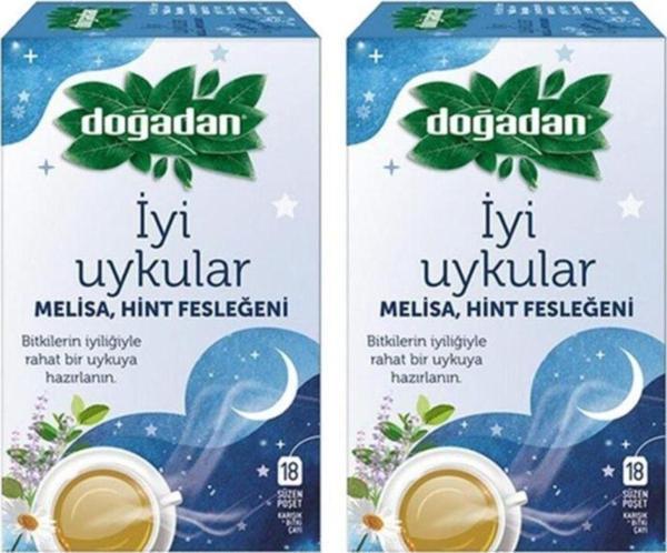 Doğadan İyi Uykular Çayı Melisa Ve Hint Fesleğeni 18 Li 2 Adet - Image 1