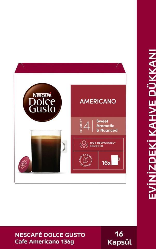 Nescafe Dolce Gusto Americano 16 Kapsül - Image 1