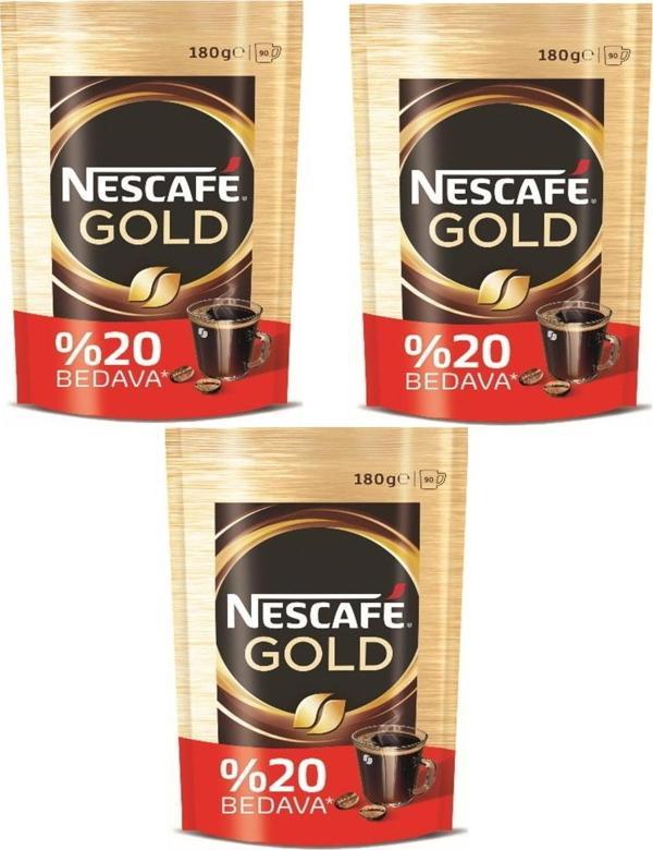 Nescafe Gold 180 Gr 3'Lü Set - Image 1