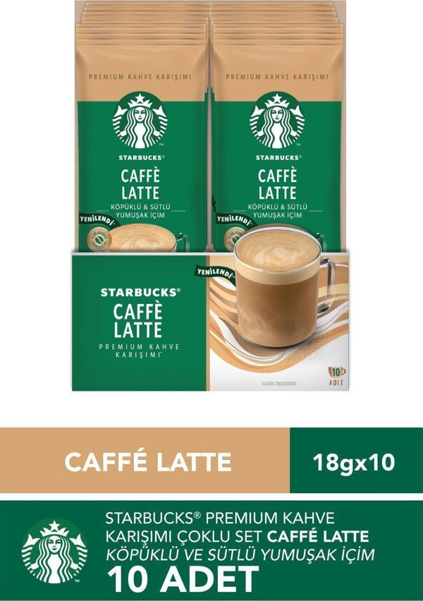 Starbucks Cafe Latte Premium Kahve Karışım 14 Gr X 10 Paket - Image 1