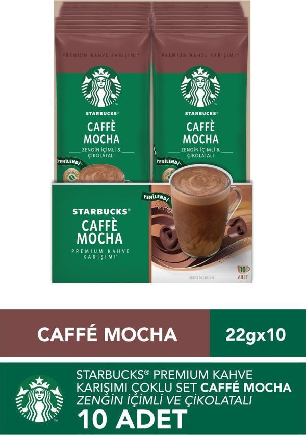 Starbucks Caffe Mocha Premium Kahve Karışımı 22 Gr X 10 Paket - Image 1