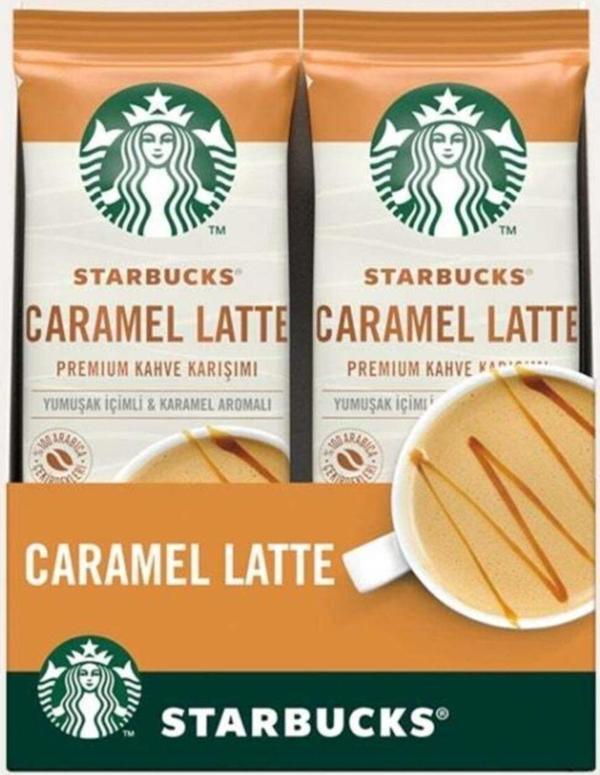 Starbucks Caramel Latte Premium Kahve Karışımı 21.5 Gr X 10 Paket - Image 1