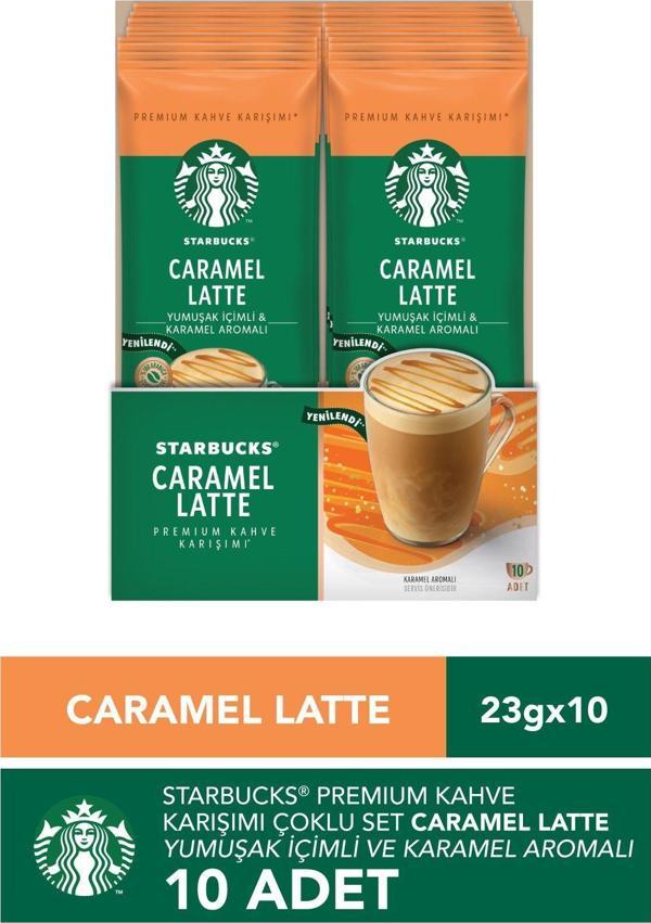 Starbucks Caramel Latte Premium Kahve Karışımı 21.5 Gr X 10 Paket - Image 1