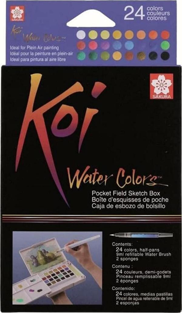Sakura Koi 24'lü Sulu Boya Seti / BXNCW-24H - Image 1