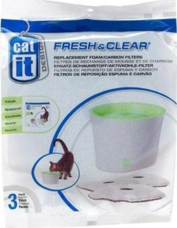 Catit Sünger ve Karbon Filtre 55600 İçin (3 Lü) - Image 1