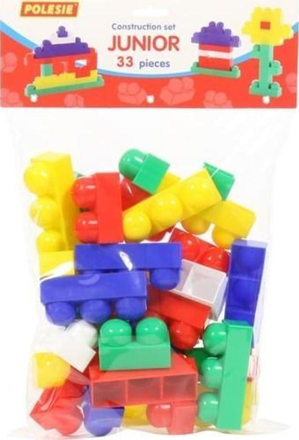 Polesie Junior 33 parça Lego Tasarım Seti - Image 1