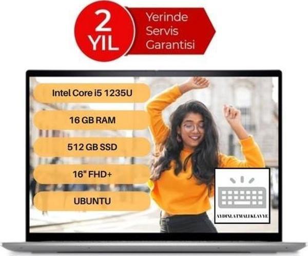 Dell Inspiron 16 5620 İntel Core i5-1235U 16GB Ram 512GB SSD 16 Inç FHD+ Ubuntu İntel Core i56207006U - Image 1