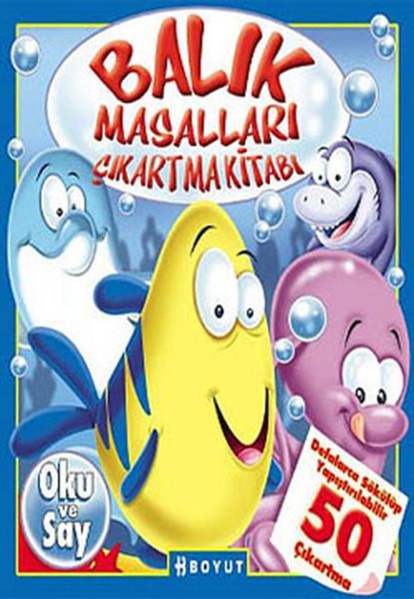 Balık Masalları Çıkartma Kitabı - Boyut Yayın Grubu - Image 1
