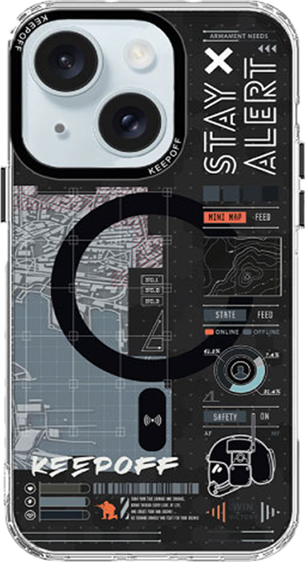 iPhone 15 Uyumlu Battleposition Magsafe Telefon Kılıfı - Image 1