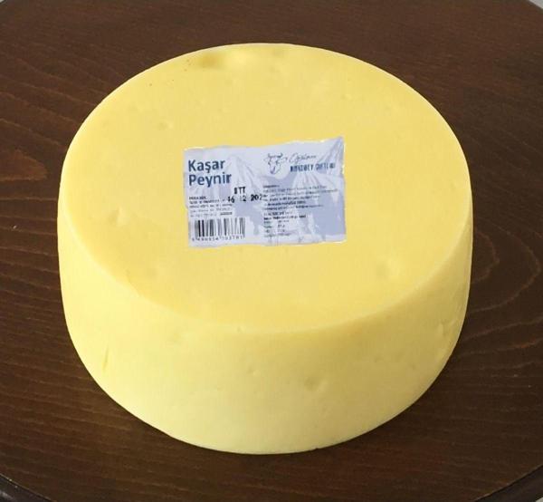 Niyazibey Çiftliği Doğal Çiftlik Sütünden Katkısız Tekerlek Taze Kaşar Peynir 2500  gr - Image 1