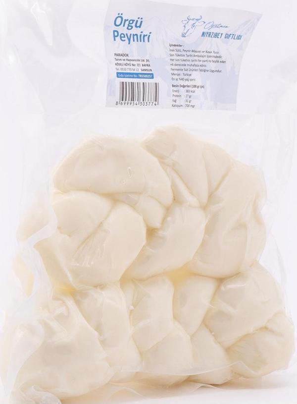 Niyazibey Çiftliği Örgü Peynir 1  kg Doğal Çiftlikten Kendi Ineklerimizin Sütünden Muhteşem Yöresel Lezzet - Image 1