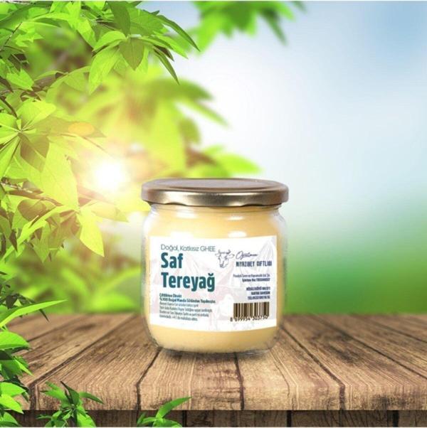 Niyazibey Çiftliği Sadeyağ 330 Gr Ghee, Saf Tereyağ, Sarıyağ , Sade Doğal Karadeniz Tereyağı - Image 1