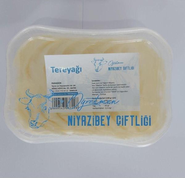 Niyazibey Çiftliği Tuzlu Doğal Yayık Tereyağı 300 Gr Karadeniz Çiftlik Köy Sütünden Yöresel Gurme Lezzet - Image 1