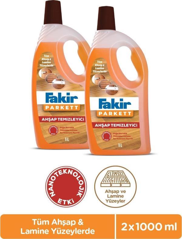 Fakir Parkett Nano Teknolojili Ahşap Temizleyici 1000ml x 2 Adet - Image 1