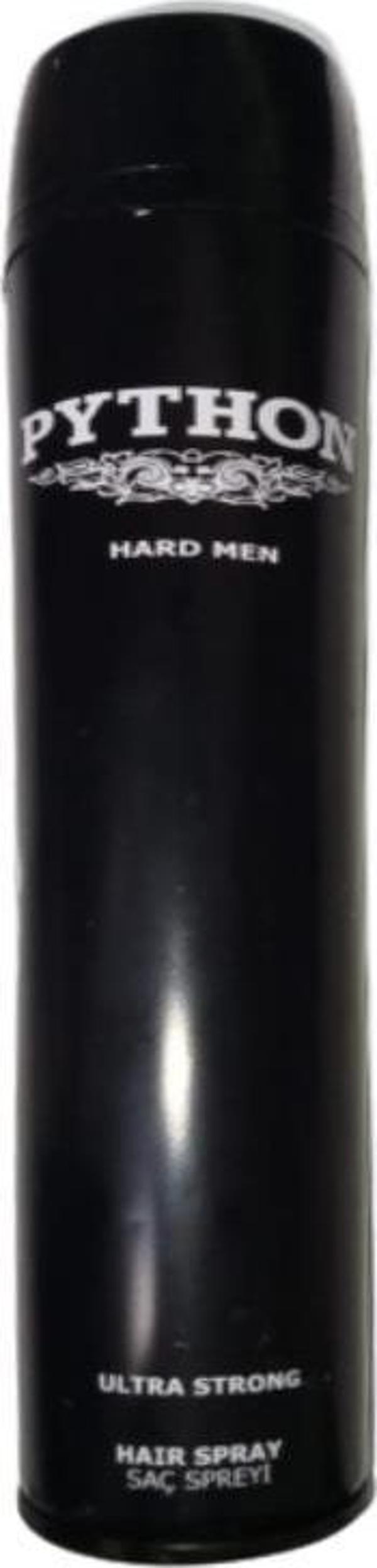 Python Hard Men Ultra Strong Saç Spreyi 400 ml. - Image 1