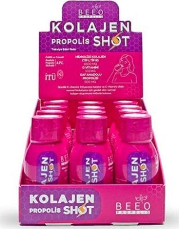 Bee'o Kolajen Shot 12'li Kutu - Image 1