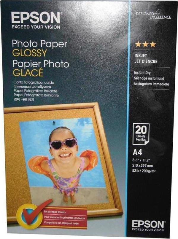 Epson A4 200 Gram 20 Li Fotoğraf Kağıdı S042538 - Image 1