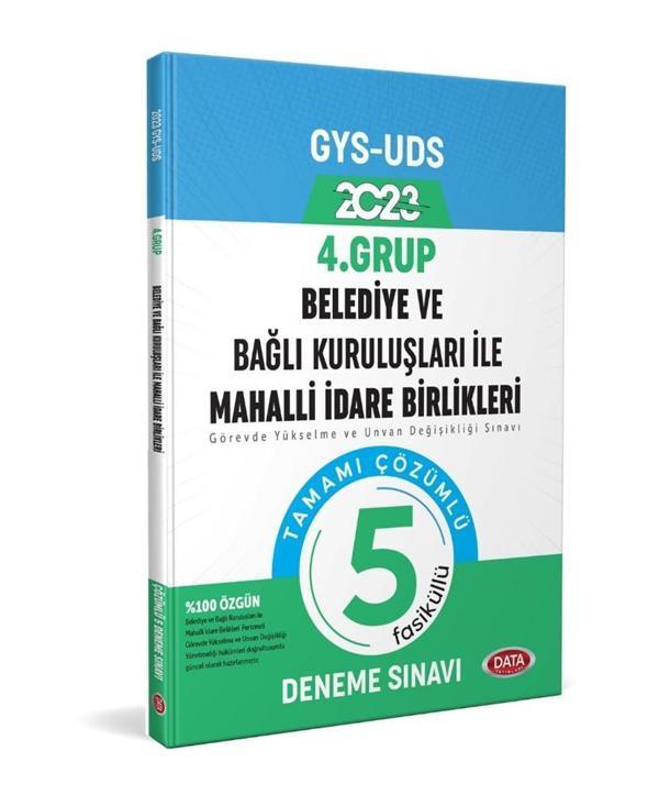 2024 Mahalli İdareler 4. Grup Tamamı Çözümlü 5 Deneme Sınavı - Data Yayınları - Image 1