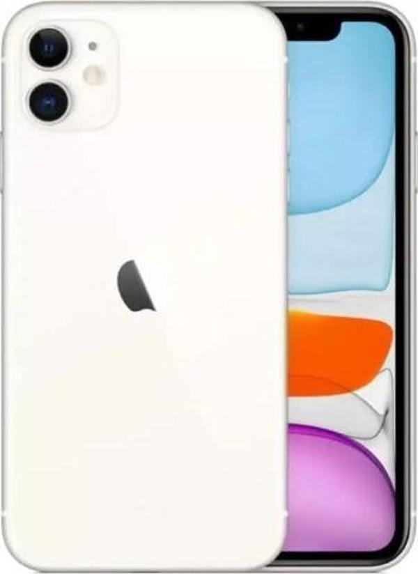 Apple Yenilenmiş İphone 11 128 Gb Beyaz Cep Telefonu (12 Ay Garantili) - A Grade - Image 1